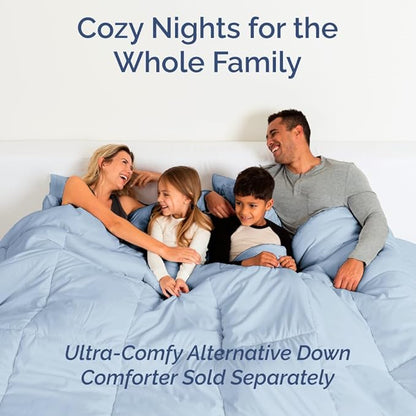 Full XL Bed Sheet - 4 Piece Full XL Bed Sheets Set - Soft, Breathable & Cooling - Hotel Luxury Bedding for Women, Men, Kids, Teens, Boys & Girls - Deep Pockets, Comfy, Fade & Wrinkle Free - Sky Blue