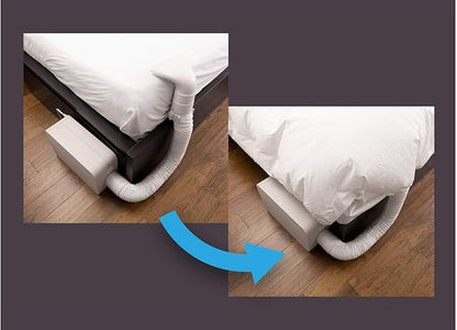 BedJet 3 Climate Comfort for Beds, Cooling Fan + Heating Air Bundle with Cloud Sheet (Queen/Full Size Sheet)