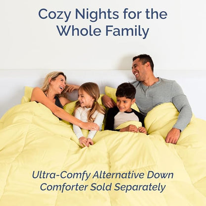 Full XL Bed Sheet - 4 Piece Full XL Bed Sheets Set - Soft, Breathable & Cooling - Hotel Luxury Bedding for Women, Men, Kids, Teens, Boys & Girls - Deep Pockets, Comfy, Fade and Wrinkle Free - Yellow