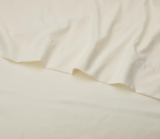Queen Size Bed Sheets - Breathable Luxury Sheets with Full Elastic & Secure Corner Straps Built In - 1800 Supreme Collection Soft Deep Pocket Bedding, Sheet Set, EXTRA DEEP pocket - Queen, Ivory
