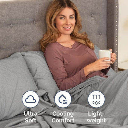 King Standard Pillow Cases Set of 2 - Ultra-Soft Hotel Quality Pillowcase Covers - Comfy, Cozy & Fade Free - Wrinkle Resistant - Machine Washable Pillow Protectors - 2 Piece Set - Heathered Grey