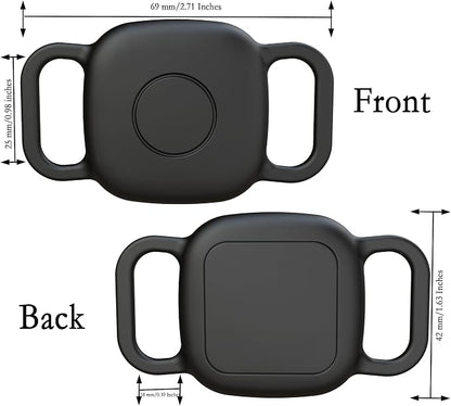 Waterproof Dog Collar Holder Compatible with Life360 Tile Mate [2024] 2022 Tracker, Durable Soft Silicone Case for Cat Pet Necklace, Full Body Covered Protective Cover Accessories for Anti-Lost GPS
