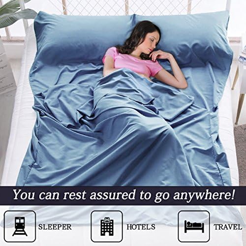 Sleeping Bag Liner All-Season Travel Sleep Sack for Adults