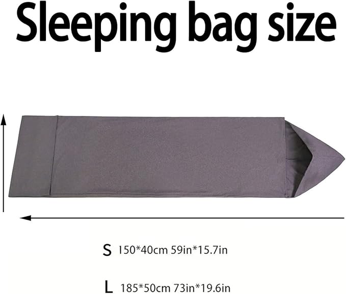 Wearable Sleep Pod Hug Blanket,Constant Temperature Control Bedding 360° Ergonomic Snug Fit, Ultra Soft Duvet Fabric for All-Season Deep Sleep(Dark Blue,185 * 50cm)