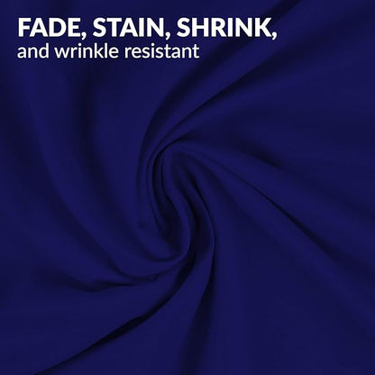 Mellanni Pillow Cases Set - 4 PC Iconic Collection Pillowcases - Luxury, Extra Soft, Cooling Pillow Covers - Wrinkle, Fade, Stain Resistant (Standard/Queen 20" x 30", Royal Blue)