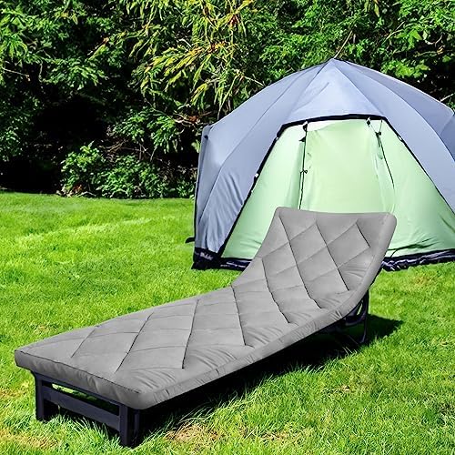 Cot Mattress Pad 30" X 75" Quilted Cot Pads for Camping