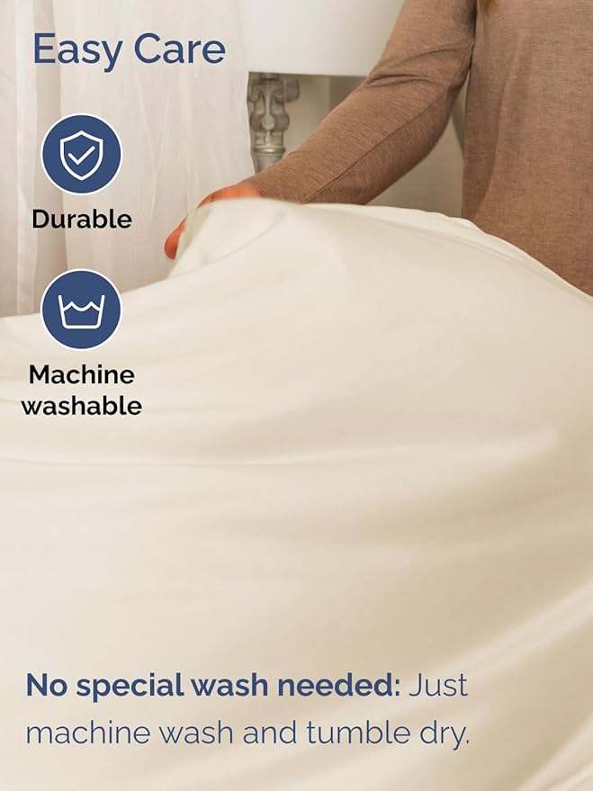 Extra Deep King Sheet Set - 6 Piece Breathable and Cooling Sheets - Hotel Luxury Bedding for Women, Men, Kids & Teens - Easy Secure Fit - Soft, Wrinkle Free and Comfy - Extra Deep Pockets - Off White