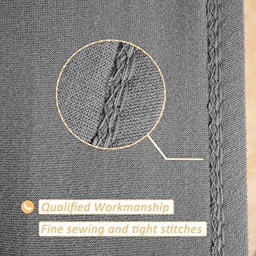 Mrs Awesome Stretch Jersey Box Spring Cover Queen/Queen XL, Light Gray