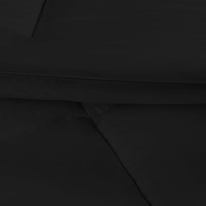 Utopia Bedding Comforters King Size, All Season Duvet Insert, Down Alternative Box Stitched Bed Comforter with Corner Tabs, Machine Washable (Black)