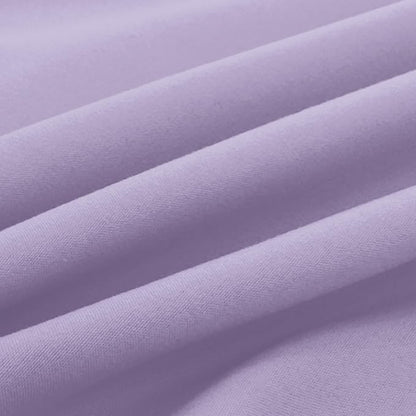 Elegant Comfort Luxury Ultra-Soft 2-Piece Pillowcase Set - 1500 Premium Hotel Quality Microfiber Double Brushed - Wrinkle Resistant, King Size, Lilac