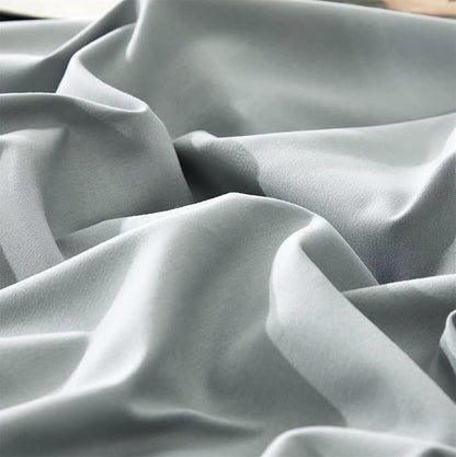 Houseri Haze Full Size Comforter Set - 3 Pieces Light Blue Bedding Sets Comfy Soft Teen Girls Boys Baby Blue Minimalist Dorm Bed Quilt Blanket