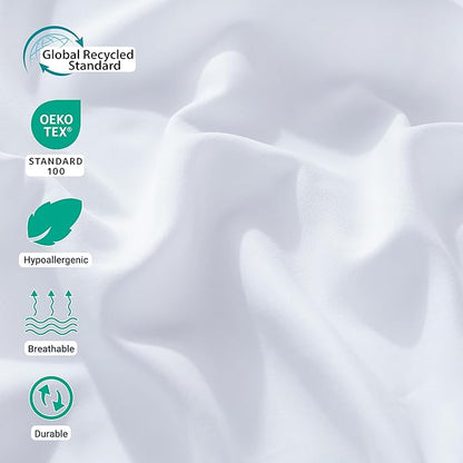 ZPECC White Pillow Cases Bulk 24 Pack - King Pillowcases with Envelope Closure, Soft Brushed Microfiber Pillow Cover for Hotel Airb&bs Hospital Bedding Essential