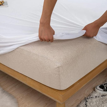 Waterproof RV Short Queen Mattress Protector for 60 x75 Camper Bed Ultra Soft Jersey Noiseless Smooth Top Fitted Matressprotector Cover