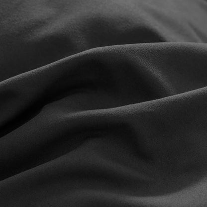 Luxlovery Black Comforter Full Size Men Women Solid Black Bedding Comforter Set Full Dark Color Quilts Blanket Soft Breathable Lightweight Pure Fluffy Comforter Set