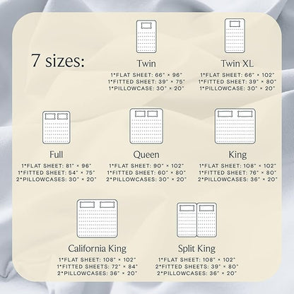 LuxClub 3 PC Twin Sheet Set, Deep Pockets Wrinkle Free Cooling Bed Sheets Hotel Bedding for Women, Men, Kids & Teens, Includes 1 Fitted Sheet, 1 Flat Sheet and 1 Pillowcase-Silky Soft Baby Blue