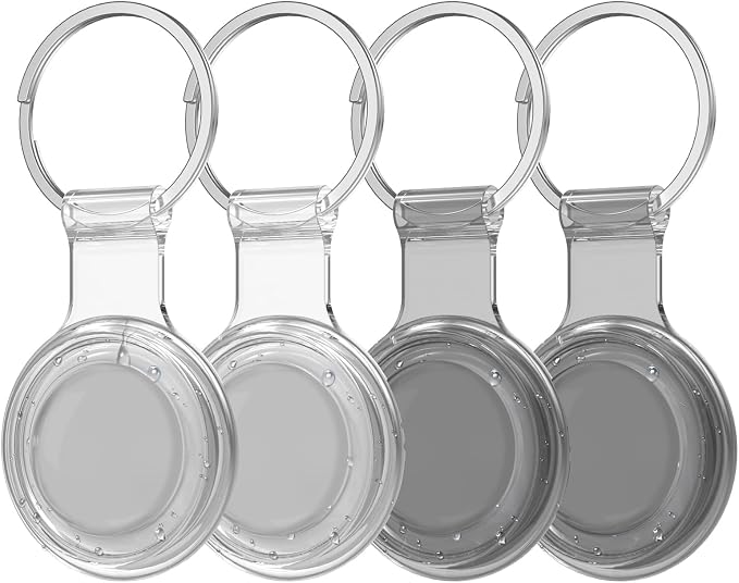 Compatible for AirTag Holder Keychain for Apple Air Tag 1st&2nd Generation | Airtag Key Chain Ring Case Cover for Air Tag Holder GPS Tracker Item Air Tags Finders Air Tagholder for Kids,Bags,Luggages