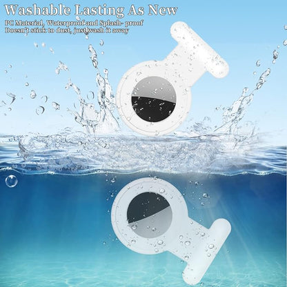 2 Pack for Airtag Holder Case Tracker,Silicone Hidden Kid Holder for Airtag | For Airtag Tracker with Invisible Pin, Anti Lost for Air Tag Case Cover for Toddlers, Elderly, Pet, Clothing