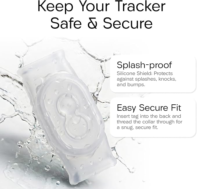 Tabcase v2 Protective Cases (2 Pack) for Loc8tor TabCat Pet Collar Locator v2 (Clear)
