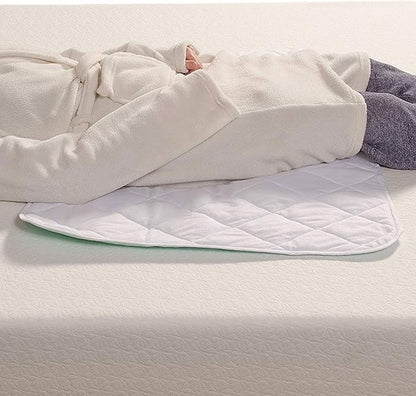 DMI Waterproof Sheet to be Used as a Bed Pad, Bed Liner, Mattress Protector, Pee Pad, Furniture Cover or Seat Protector with Quilted Slide Sheet and 3 Layers of Protection, Without Straps, 36 x 52