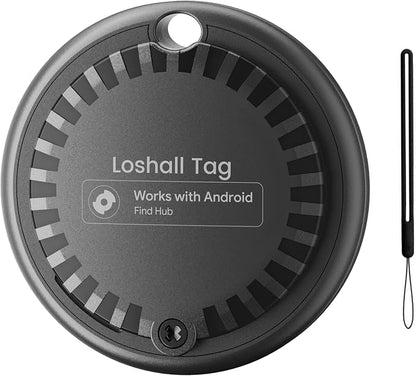 Air Tags for Android,Air Tags-1 Pack Android,2 Year Battery Life,Air Tracker Tags with 1 Lanyard,Google Find Trackers for Google'S Find Hub App,IP65 Waterproof Luggage Tracker for Keys
