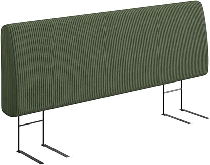 4.7" Upholstered Headboard for King Size Bed, Height Adjustable and Ergonomic Headboard, Easy Assemble, Sturdy and Durable, Olive Green