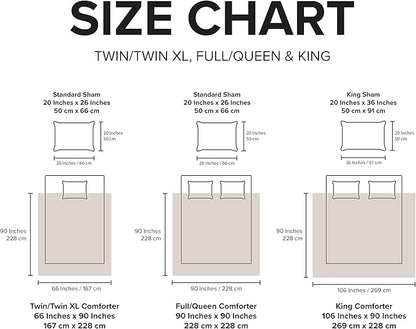 UGG Leonora Comforter Set with 1 Pillow Sham Lightweight Down Alternative Blanket Reversible All Season Washable and Hypoallergenic Bedding Set for College Dorm, Twin/Twin XL, Purple Shadow