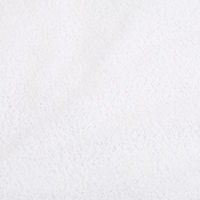 Amazon Basics Waterproof Breathable Mattress Protector, Full Size, 18 inch Deep, Machine Washable, White