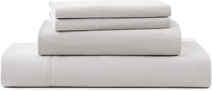 UGG Hedi Full XL Sheet Set 4-Piece Luxury Cooling Sheets Deep Pockets Premium Bedding with 2 Pillow Shams Hypoallergenic Machine Washable Soft Lightweight Bed Set for Bedroom, Full XL, Stone Grey