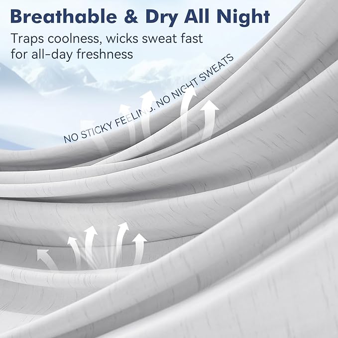 Elegear Cooling Blanket for Hot Sleepers, Double-Sided Arc-Chill® 3.0 Cooling Tech, Q-Max >0.5 Cool to Touch Cooling Blankets, Soft Breathable Summer Blanket for Night Sweats & Hot Flashes, Twin