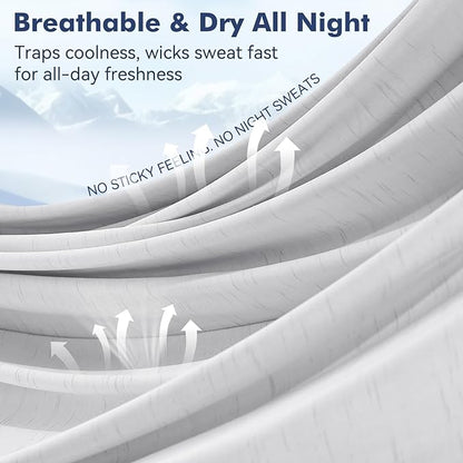 Elegear Cooling Blanket for Hot Sleepers, Double-Sided Arc-Chill® 3.0 Cooling Tech, Q-Max >0.5 Cool to Touch Cooling Blankets, Soft Breathable Summer Blanket for Night Sweats & Hot Flashes