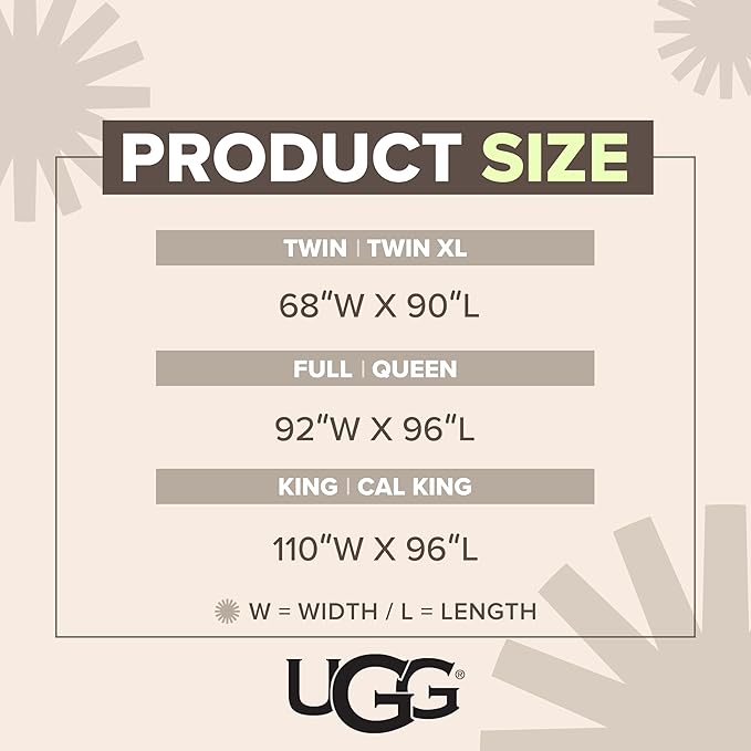 UGG Danielle Twin Comforter Duvet Insert Cooling Lightweight Down Alternative Hypoallergenic Machine Washable Quilted Fluffy Comforter Blanket with Corner Tabs for Duvet Cover, Twin, Bright White
