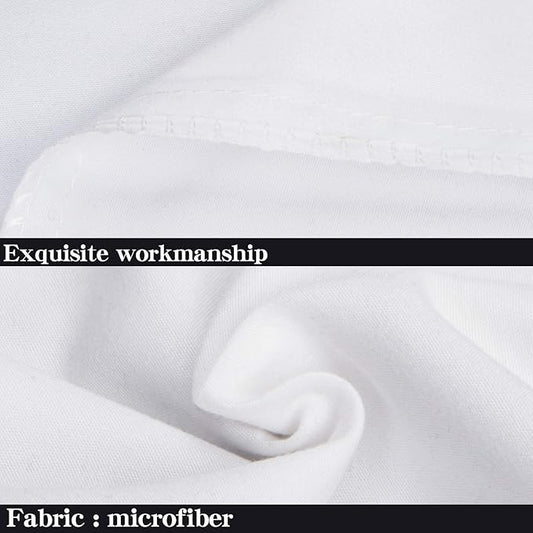 NTBAY Queen Pillowcase Set - 4 Pack Brushed Microfiber 20x30 Pillowcases - Soft, Wrinkle-Free, Fade-Resistant, Stain-Resistant, White Pillowcases with Envelope Closure - 20x30 Inches, White
