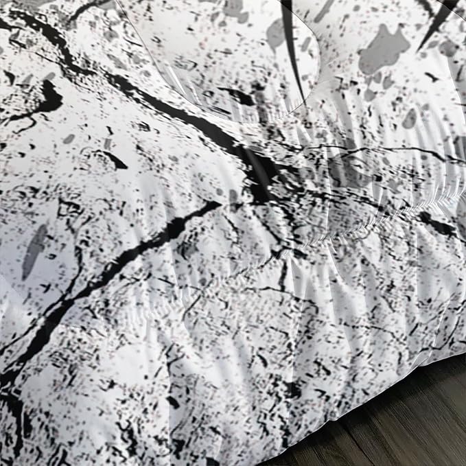 Baseball Comforter Sports Bedding Sets for Boys,Sports Gamer Bedding Set for Kids Girls Boys Room Decor,Black White Baseball Printed King Bed Comforter Set with 2 Pillowcases.