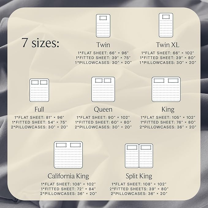 LuxClub 4 PC California King Size Sheet Set Deep Pockets 18" Wrinkle Free Cooling Sheets Machine Washable Hotel Bedding Silky Soft - Light Grey California King