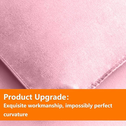 TAIMIT Pink King Size Comforter Set - 7 Pieces, Bed in a Bag Bedding Sets with All Season Soft Quilted Warm Fluffy Reversible Comforter,Flat Sheet,Fitted Sheet,2 Pillow Shams,2 Pillowcases
