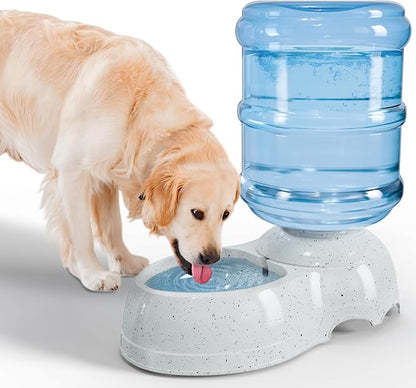 Kenond 3 Gallon Large Dog Water Dispenser, Automatic Gravity Water Bowl | Wide Mouth, Easy to Clean/ Gravity Filled/ Large Capacity/ Multi Pet Home