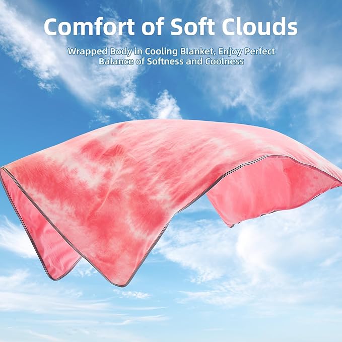 inhand Cooling Blanket Twin XL Size (60"x90"), Cooling Blankets for Hot Sleepers, Absorbs Heat to Keep Adults Cool For Summer Nights Sweats, Thin Cold Lightweight Blanket for Couch Bed, All Season Use