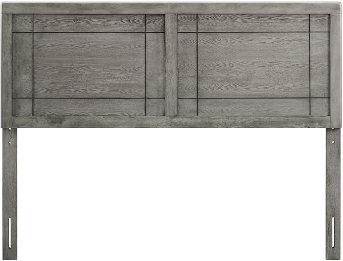 Modway MOD-6220-GRY Archie Twin Wood Headboard, Gray