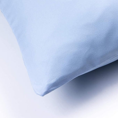 FLXXIE King Pillow Cases Set of 2, Soft Microfiber Pillow Covers with Envelope Closure, Wrinkle, Fade and Stain Resistant Pillowcases, 20x36, Sky Blue