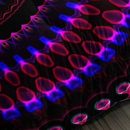 Mandala Printed Comforter Set Queen Size Bedding Sets for Girls,Bohemian Style Twin Bed Comforter Set for Kids Girls Teens Women Bedroom Decor with 2 Pillowcases.