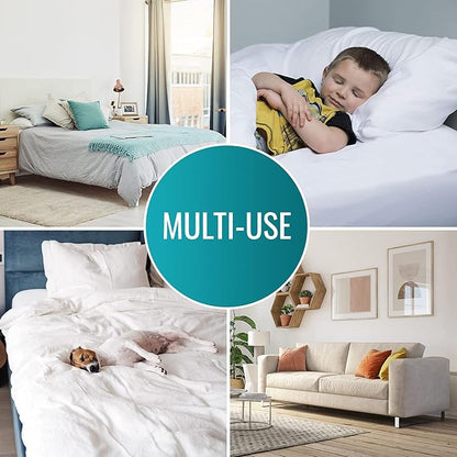 DMI Waterproof Sheet to be Used as a Bed Pad,Bed Liner,Mattress Protector,Pee Pad,FSA and HSA Eligible,Furniture Cover with Quilted Slide Sheet and 3 Layers of Protection,Without Straps,30 x 36