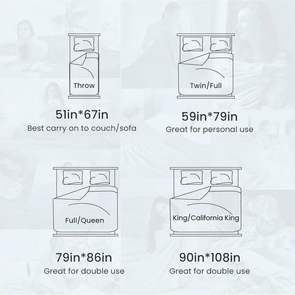 Elegear Revolutionary Cooling Blanket Queen Absorbs Heat to Keep Body Cool for Night Sweats, Arc-Chill 3.0 Cool Fiber Q-Max>0.5 for Hot Sleepers, Lightweight Summer Cold Blankets for Sleeping, Pink
