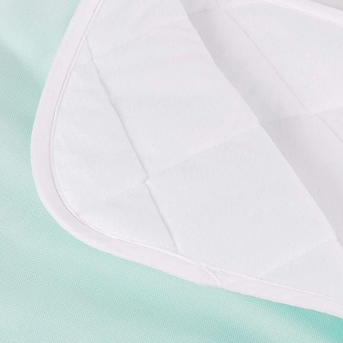 DMI Waterproof Sheet to be Used as a Bed Pad, Bed Liner, Mattress Protector, Pee Pad, Furniture Cover or Seat Protector with Quilted Slide Sheet and 4 Layers of Protection, Without Straps, 28 x 36