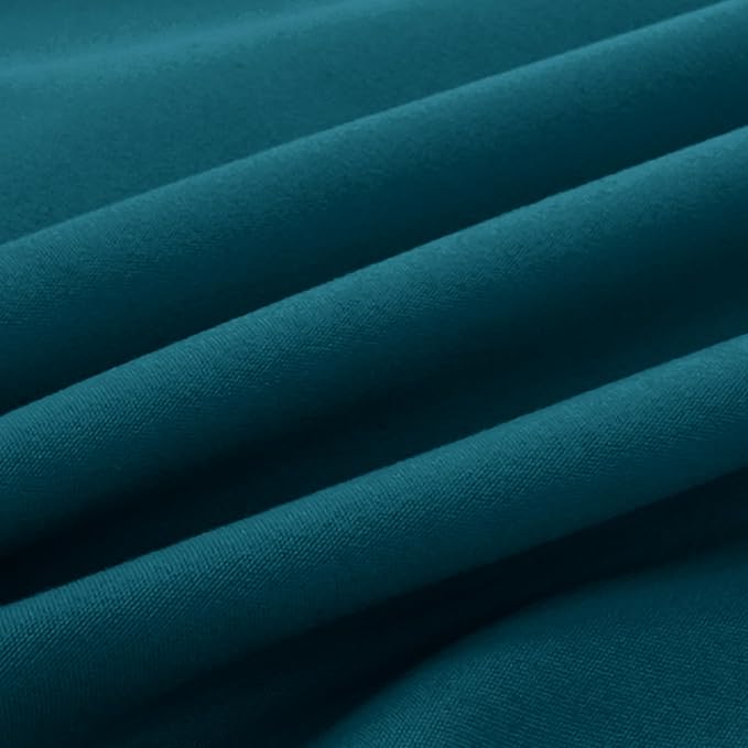 Elegant Comfort Luxury Ultra-Soft 2-Piece Pillowcase Set - 1500 Premium Hotel Quality Microfiber Double Brushed - Wrinkle Resistant, Standard/Queen, Marine Teal