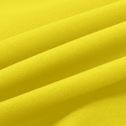 Elegant Comfort Luxury Ultra-Soft 2-Piece Pillowcase Set - 1500 Premium Hotel Quality Microfiber Double Brushed - Wrinkle Resistant, King Size, Yellow