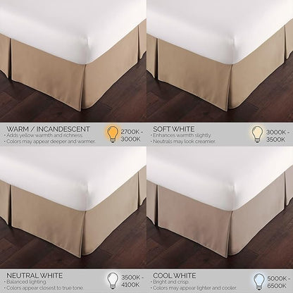 Southshore Fine Living, Inc. Full Bed Skirt 14 Inch Drop, Pleated Dust Ruffle Full Size Bed, Pet Hair Resistant Bedding, Easy Care Microfiber, Machine Washable - Taupe