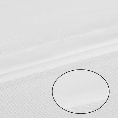 Stretch Pillowcases - Micro Jersey Knit & Ultra Soft, Standard Size - Set of 2 Pillow Cases, White