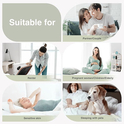 Novilla California King Mattress Topper, Soft Pillow Top for Dorm Bed, Breathable Quilted Mattress Pad Cover with Deep Pocket, Down Alternative Fill, Machine Washable Back to School Essentials