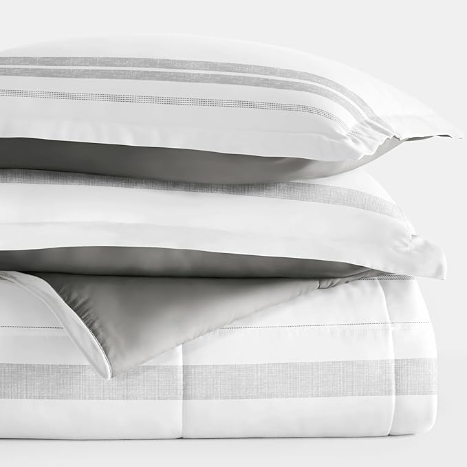 Linen Market Reversible Twin Size Comforter Set (3 Piece) - Bring Luxury Home with Our Soft and Lightweight Down Alternative Comforter Twin Set - This Includes Your Twin Comforter and 2 Pillow Shams
