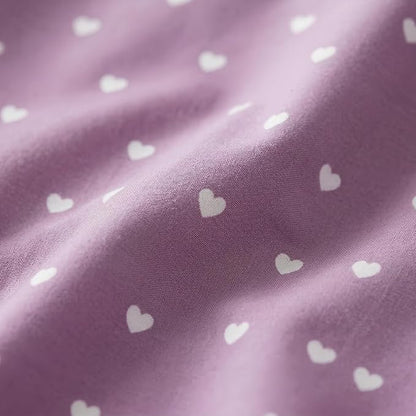 Purple Bow Comforter Set Full Size for Girls, 3Pcs Ribbon Bowknot Bedding for Kids Dreamy Priness Girly Bedroom Decor, Puple Floral Comforter Set with 2 Pillowcases, 79"x90"